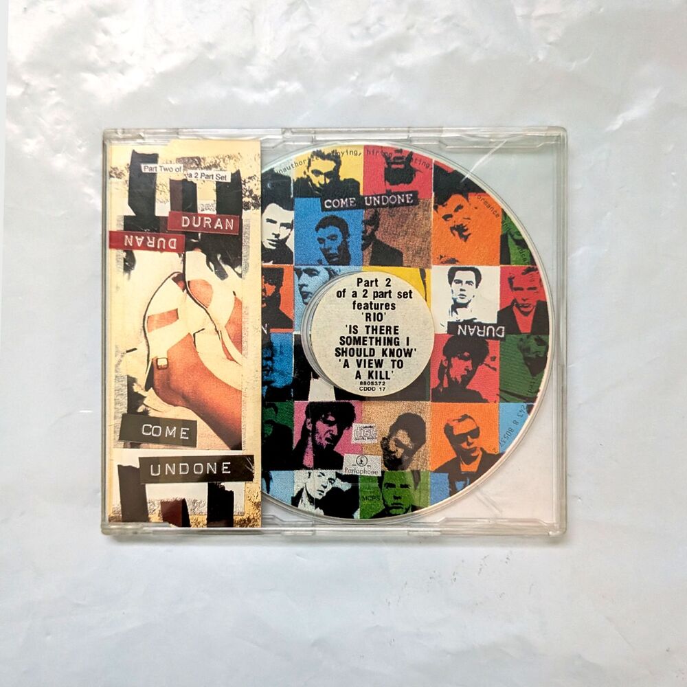 Duran Duran Come Undone CD Single Part 2 1993 Vintage UK Music Rare Pop Rock 90s
